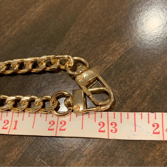 New Unisex 23 Inch Electroplated Gold Cuban Link Chain - Picture 8 of 9